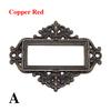 5PCs Name Card Label Frame Card Holder Antique Tags Label Holder Drawer Pull Cabinet File Vintage