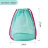Dopamine Round Bottom Mesh Toiletry & Travel Bag - Outdoor Makeup, Fitness & Swimming Drawstring Bag