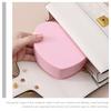 1Pcs heart-shaped jewelry box with makeup mirror, jewelry display box, pendant necklace box, can hold earrings, rings, bracelets