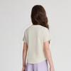 Deesha Girls' Ribbed Knit Short Sleeve T-Shirt