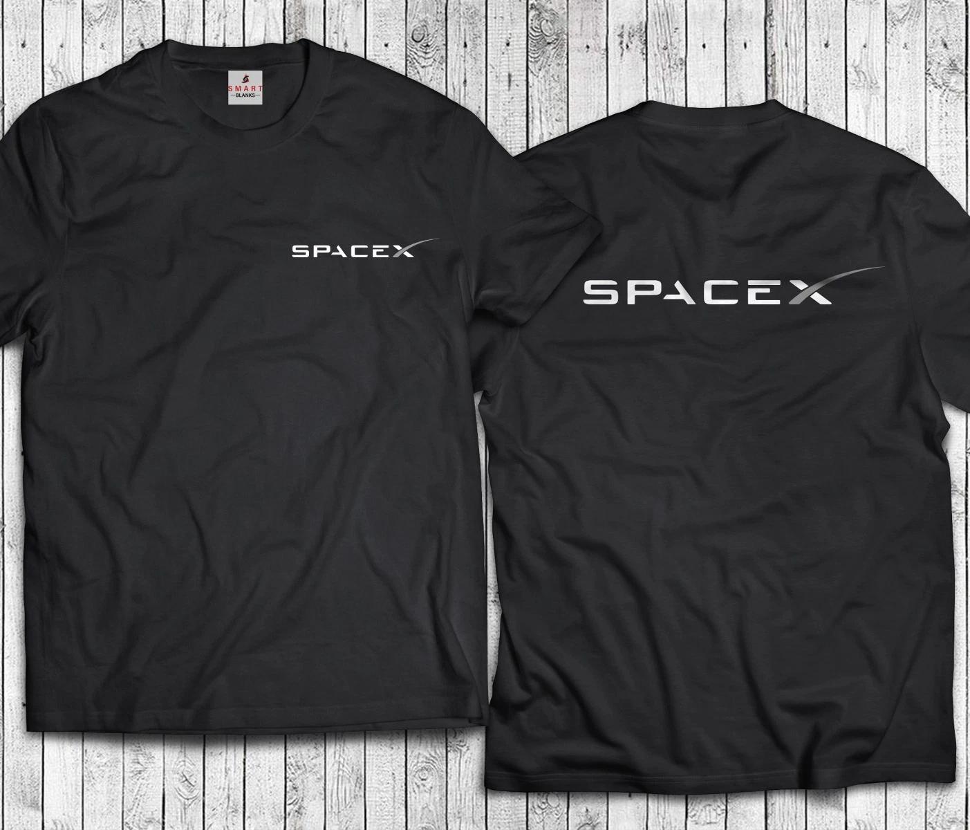 SpaceX Printed Shirt NASA Elon Musk Tesla Space X Front and back StarShip BFR 3XL
