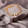 Fashion Personality Stainless Steel Bracelet Diamond Love Titanium Steel Bracelet All-Match Jewelry