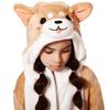 OLAOLA Shiba Inu Kigurumi Pajamas for Animal Fluffy and Warm for Indoor Cold Winter Cute Size M Kids, Costume, Use, Protection, Pajamas, Flannel,