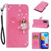 Glitter Cards Solt Wallet Flip Leather Case For Xiaomi Redmi Note 15 14 12 Pro 13 11 12T 13T Owl Emboss Bling Bag Book Cover