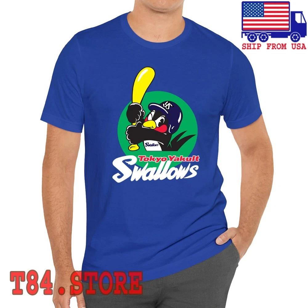 Tokyo Yakult Swallows Men s Blue Size S to 5XL M