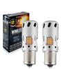 LED Turn Signal Bulb with Cooling Fan S25 BAU15S LED