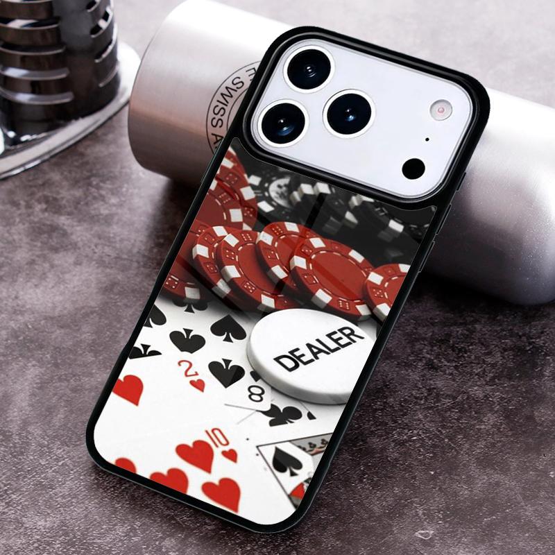 LAS VEGAS POKER Phone Case For iPhone 17 16 15 14 13 12 11 Pro Max Plus 17Air Soft Silicone Cover