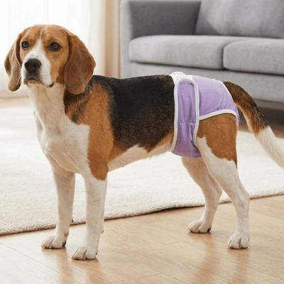Breathable Dog Physiological Pants Adjustable Leak-proof Dog Menstrual Pants Reusable Highly Absorbent Pet Diapers