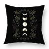 Vikama Moon Phases & Magical Creatures Pillow Covers Pattern Cushion Cover Suitable For Sofa Bedroom Car Pillow Cover Decor