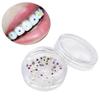 1Box Diamond Bur Dental Material Teeth Whitening Studs Denture Acrylic Teeth Crystal Ornament Oral Hygiene Tooth Decoration