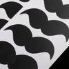 54pcs Funny Black Mustache Decal Stickers