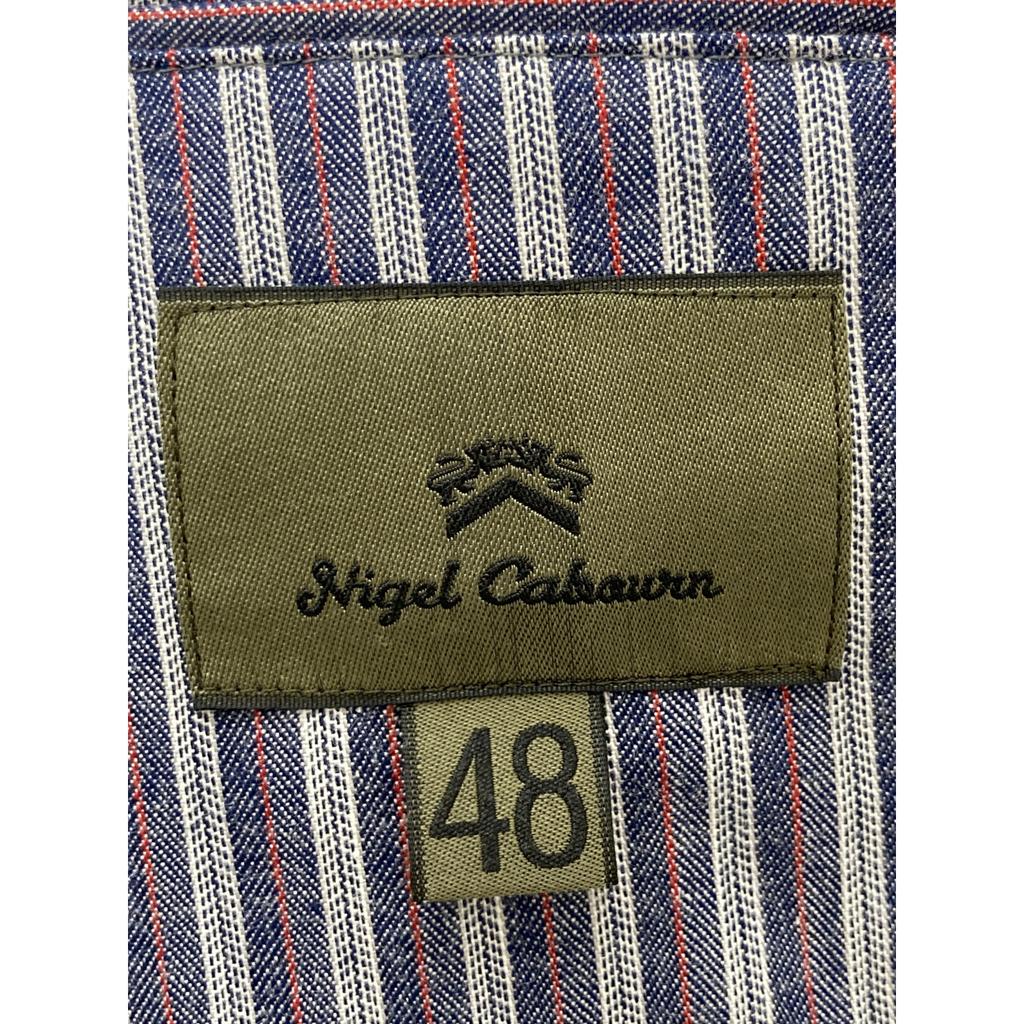 NIGEL CABOURN 21AW New Tenjin Jacket/Pants Set Suit Setup 48 NavyUsed