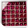 20 PCS Natural Red Ruby Loose Gemstone   Ring Size 5x5 Mm Square Cut Lot