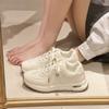 2025 Neue Damen Tennisschuhe Damen Mode Plateau-Sneaker Damen Atmungsaktive Schnür-Freizeitsportschuhe Damen Joggingschuhe