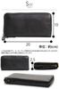AVIREX BEIDE Round Zipper Long Wallet Long Wallet Leather AX9102