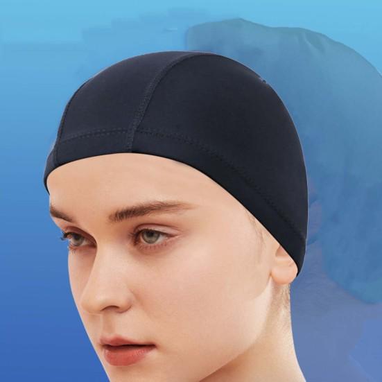 Pălărie de înot Extra moale Elasticitate ridicată Impermeabil fără decolorare Respirabil Protecție Poliester Elastic Pălărie sport de înot Căciuli pentru femei