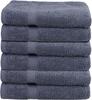 Premium Hand Towels Set of 6 for Bathroom 100% Ring Spun Cotton, 16 X 28 Inches Ultra Soft 550GSM Sustainable, Highly Absorbent, Quick Drying, Towelss