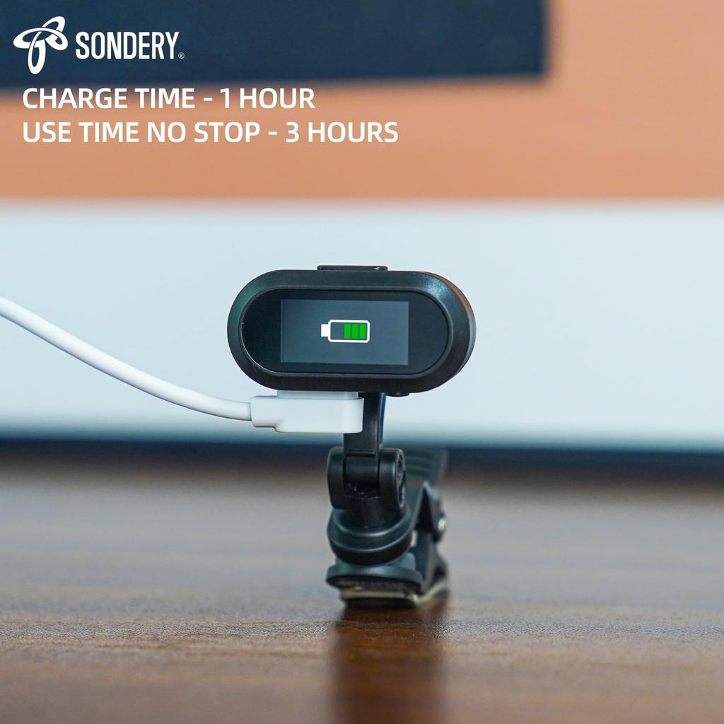Tuner Rechargeable TFT Screen Guitar Bass Ukulele Wind Instrument Headstock Chromatic Tuner Pitch Easy To Read In Strong Light Dual Rotating Hinge