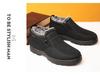 Men's Waterproof Non-Slip Winter Shoes - Thick Velvet Warmth for Middle-Aged and Elderly