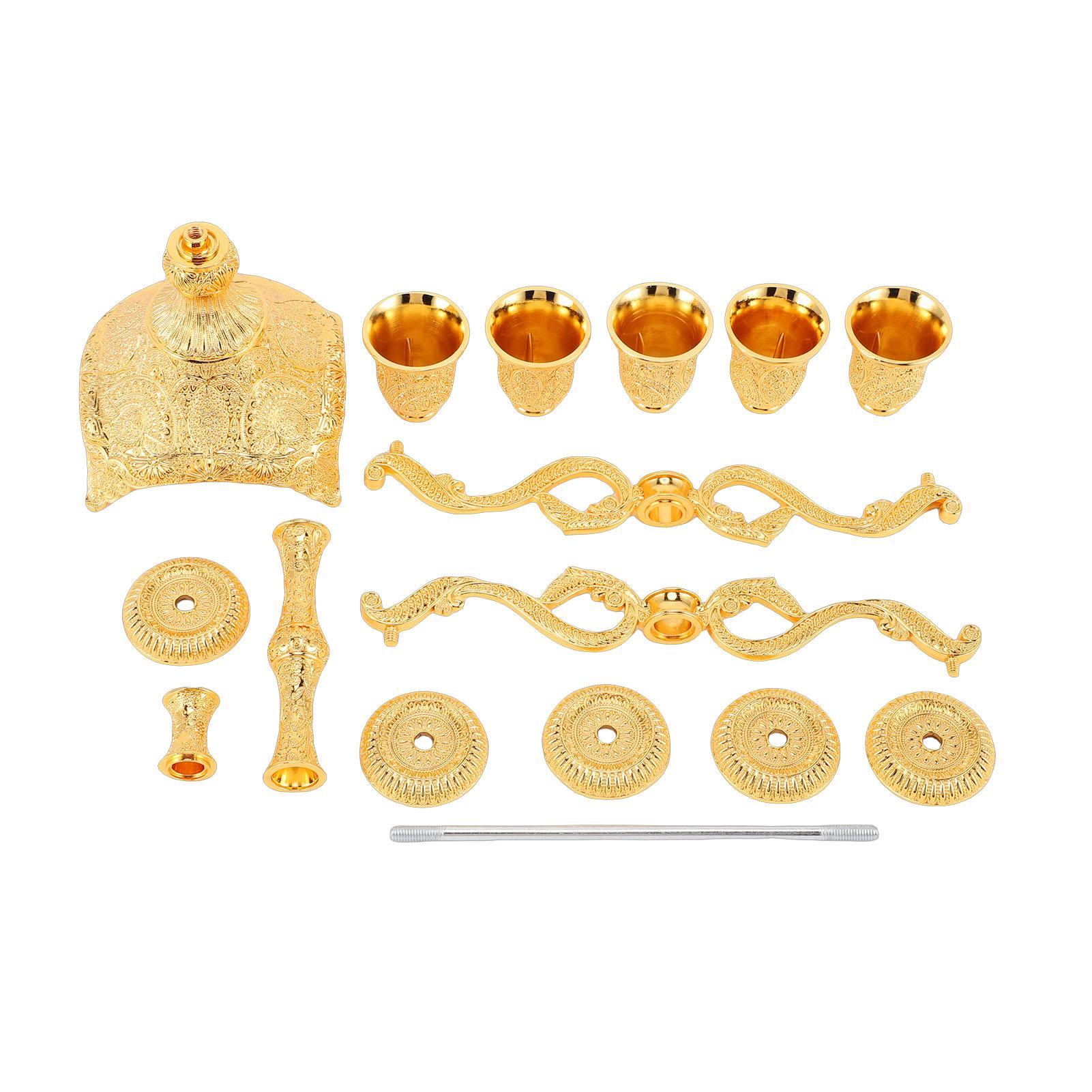 

Candle Holder Metal Elegant Multi Arms Candlestick Holder for Wedding Decoration Table Centerpiece
