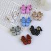 High Quality 2Pcs 1:12 OB11 Cute Princess High Heel Shoes Doll Classic Shoes Suit For Ob11 1/12 Bjd Detachable Doll Gsc DOD Doll Accessories
