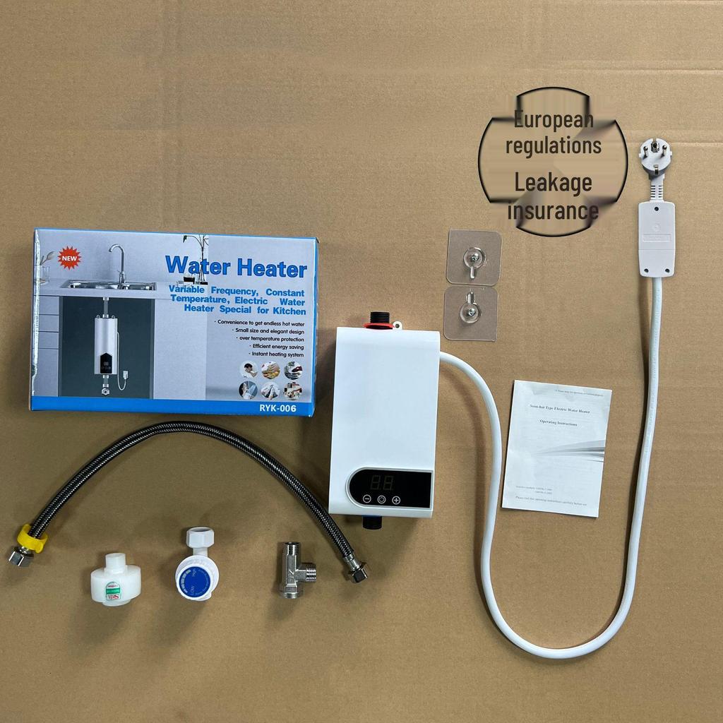 Kompakter Instant Elektrischer Duschheizer mit Temperaturregelung