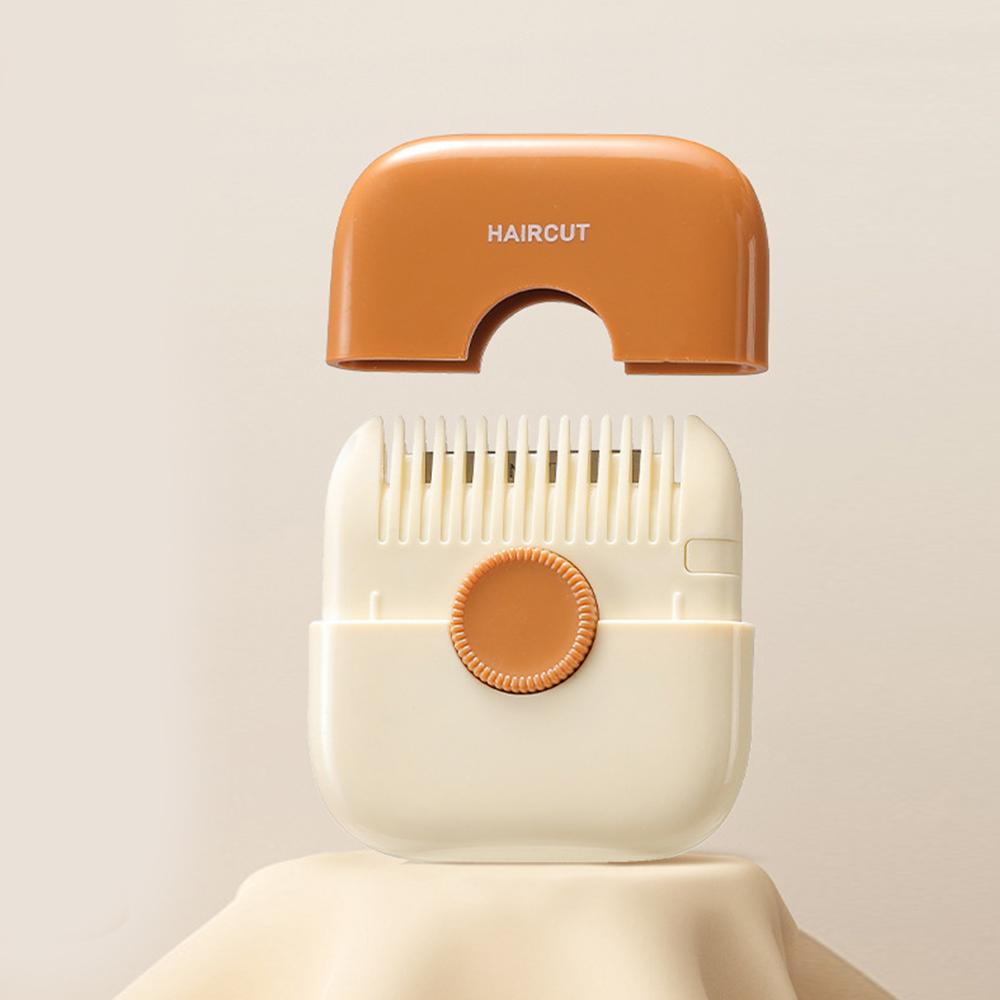 2-In-1 Hair Trimmer And Comb Barber Comb Bangs Hair Remover  Creative Portable Professional Haircutting Tools Split Ends Cutter
