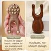 Antistatic Guasha Face Massager Tool Wooden Handle Wood Gua Sha Tool  Facial Massage