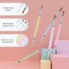 Nail Brush Set Gel Nail Brush Includes Fine Liner Flat French Dotting Gel Nail Art (5 Pieces) Set, Brush, Brush, Round/Oval Brush, Brush, Pen, Brush,