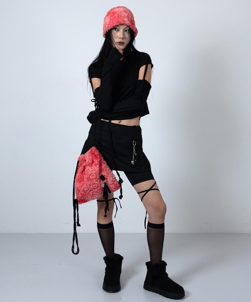Assei Fluffy Bucket Hat (Pink)
