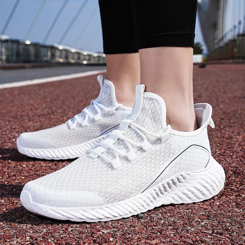 Large size men's shoes summer new ice silk mesh sports casual shoes low top fashion breathable running shoes