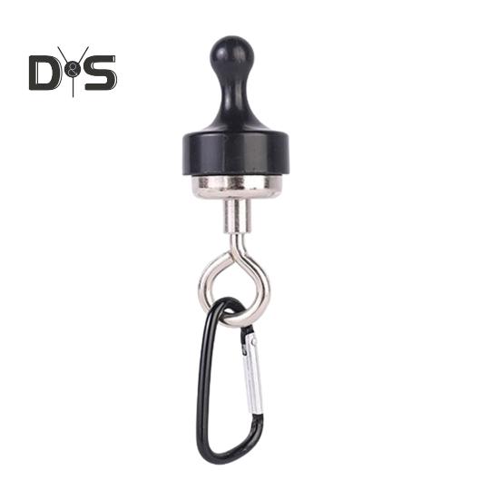 Camping Magnetic Hook Heavy Duty Stainless Steel Detachable Outdoor Tent Canopy Camping Gear Lantern Light Metal Hanger Buckle