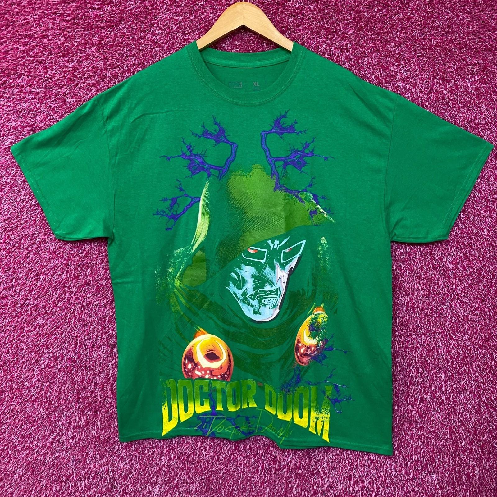 Fantastic Four Doctor Doom Marvel Comics 100% Cotton T-shirt Mens Tees Top 3XL