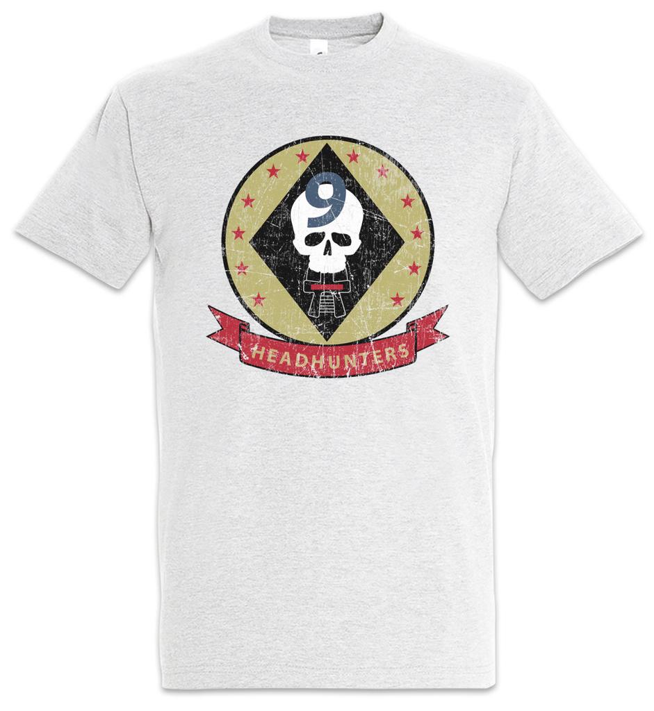 Headhunters Badge T-Shirt Mens Womens Tees Top Top Battlestar Fun Kara Galactica Space Ship Logo