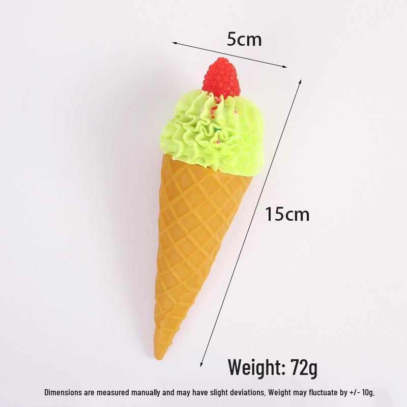 Waffelhörnchen-Modell - Dekorationsobjekt für gefälschtes Eisgeschäft, DIY-Handspielzeug.