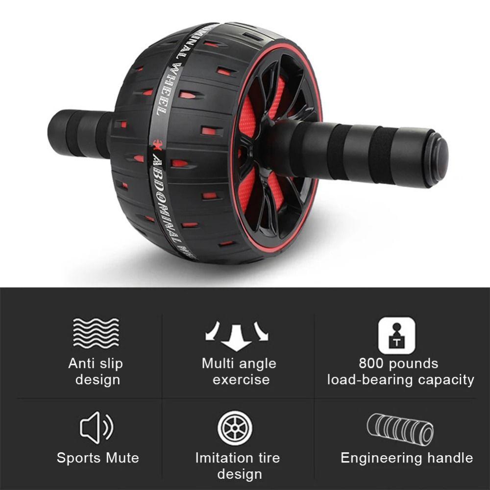 Single-wheel Abdominal Workout Roller Strong Load Bearing Abdominal Exercise Wheel  Home Gym
