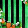 Vibrant Black And Green Rain Curtain For Stunning St. Patrick's Day Party Backdrops