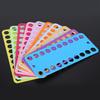 10Pcs 20 Holes Embroidery Floss Organizer Stackable Design Thread Winding Board  For Cross Stitch