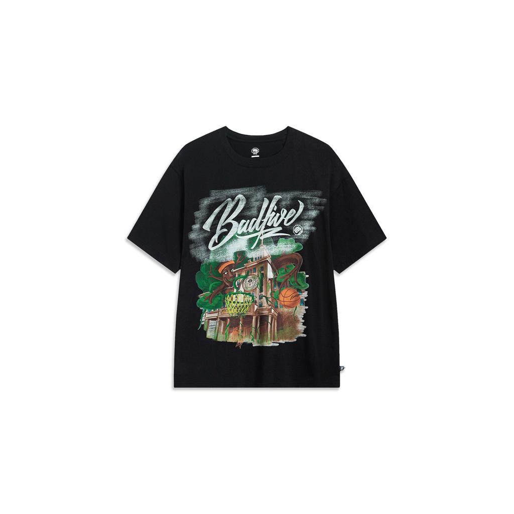 Li Ning BADFIVE T Shirt Men's Black AHST509-2