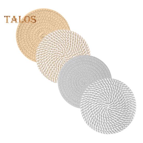 

4 шт. Підставки для гарячих страв Гарячі каструлі та сковорідки Товсті термостійкі підкладки Підставки для гарячої тарілки Кухонні підставки для стільниці 30cm різнокольоровий