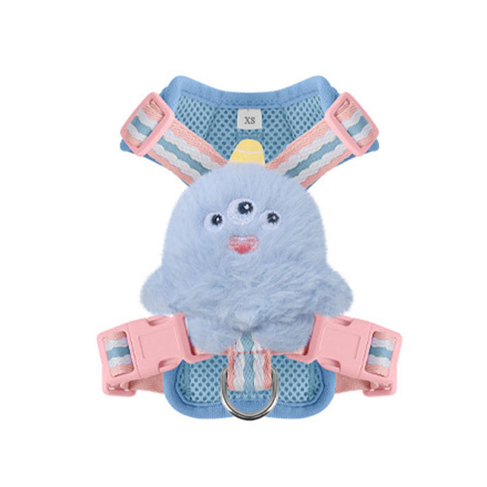 

Милый жилет для собаки, летний I-образный для прогулок, поддержка груди и спины, с дофаминовой игрушкой для собаки XS