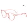 Portable Glasses Protection Online Classes Anti-blue Light Round Eyeglasses Kids Glasses Ultra Light Frame