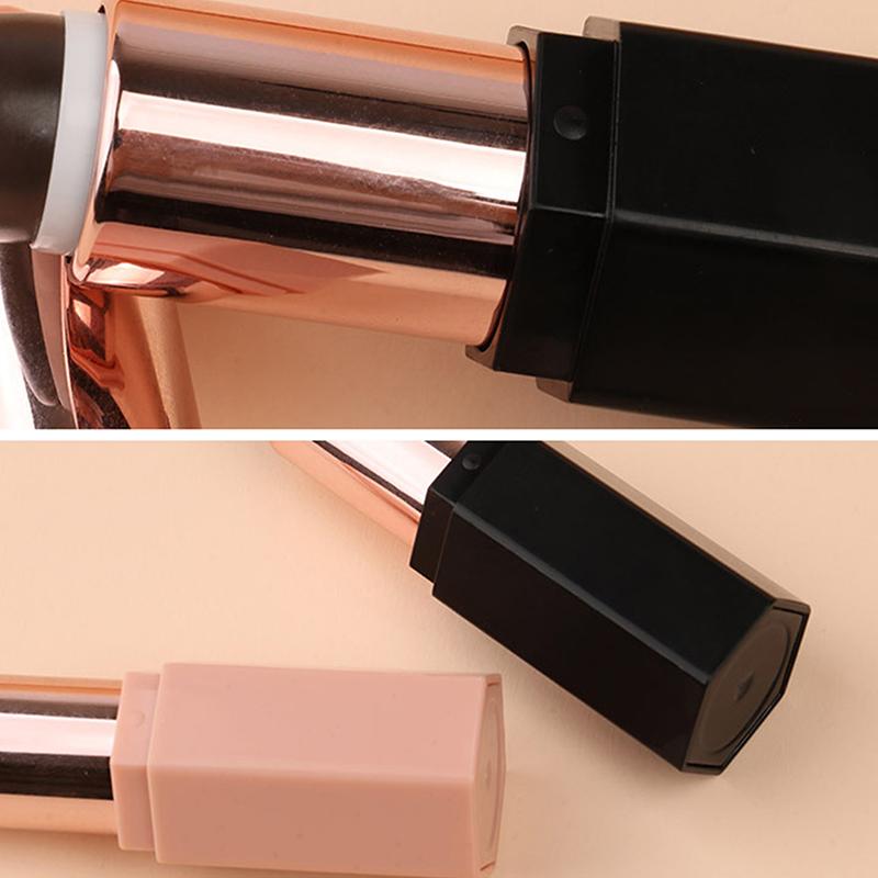 Round Head Silicone Angled Concealer Brush Like Fingertips Q Soft Portable Silicone Lip Brush Lipstick Brush