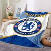 Custom Name Chelsea Football Club Theme Printed Blanket Perfect For Couch Bed Travel Outdoor Use Machine Washable Cozy Durable