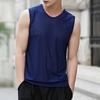 Breathable Sport Tank Tops Men Plus Size Solid Color Sleeveless Shirts Summer Fitness Vest