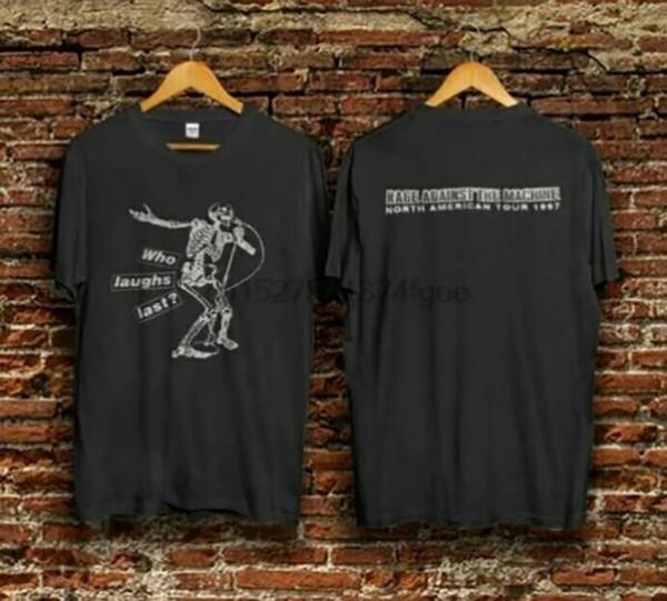 

Best Vintage Rage Against The Machine Tour 1997 Who Laughs Last T Shirt 4XL