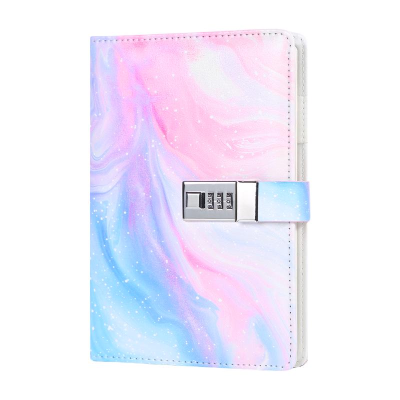 Модный дневник А5 с кодовым замком - Креативный студенческий блокнот A5