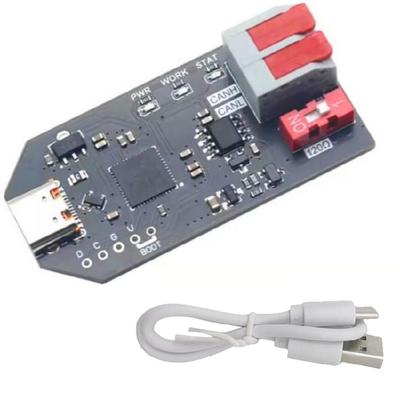 Driverless USB CAN Bus Interfaced Data Transfer Socket CANABLE Transceiver SLCAN Compatibility