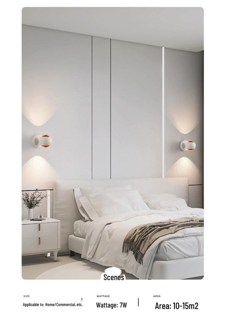 Modern Cream-Style Wall Lamp for Bedroom and Living Room