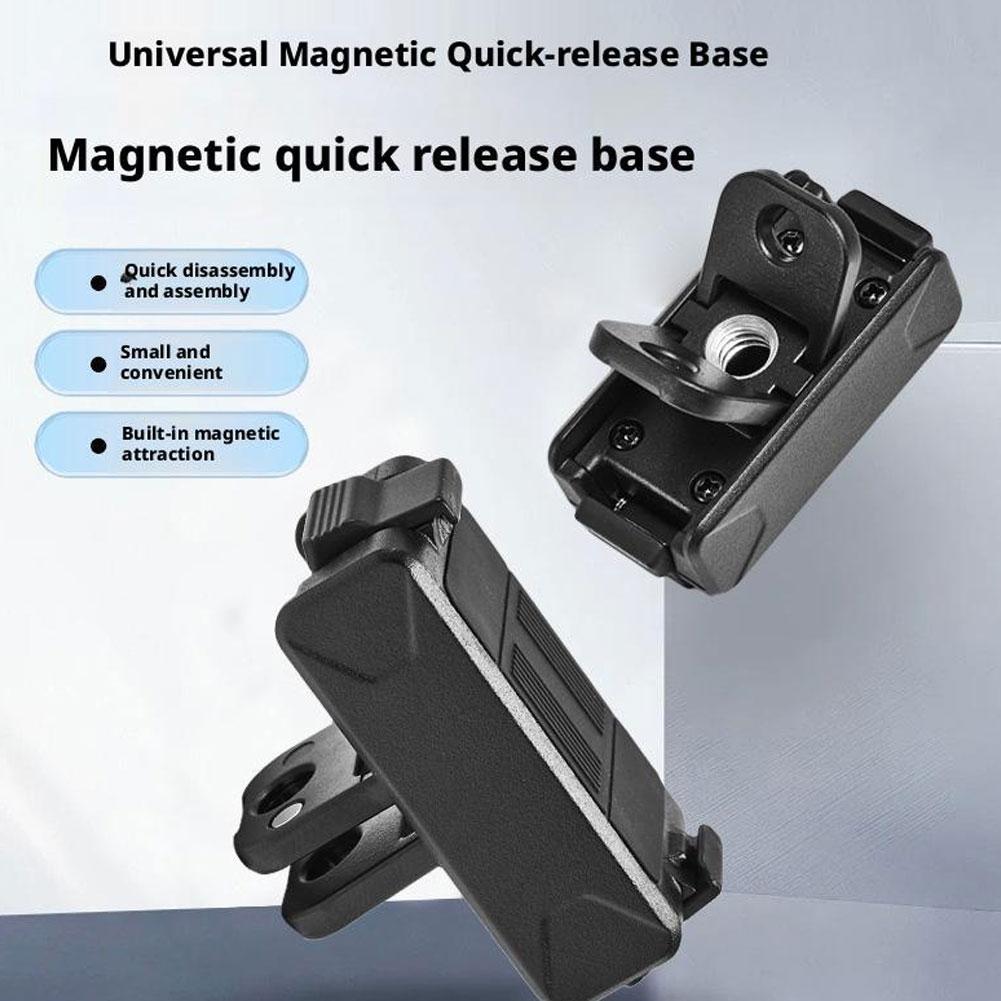 Magnetic Quick Release Adapter Base For DJI Osmo 360 Foldable Quick-release Two Claw Mount Adapter Non-slip Silicone Pad